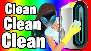 How To Clean Alienware Aurora R12  R11  R10 [upl. by Brad980]