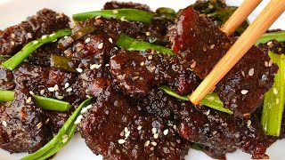 Easy Mongolian Beef 30Minute Recipe [upl. by Aronos280]