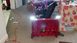 Lights on troy bilt 2410 snowblower [upl. by Alejoa]