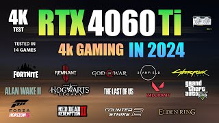 RTX 4060 Ti  4K Gaming Test in 2024 [upl. by Notlim]