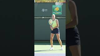 Karolina Pliskova  Forehand amp Backhand [upl. by Lisbeth]