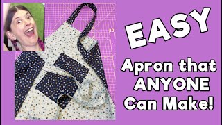 Easy Apron that Anyone Can Make [upl. by Ahsertal]