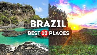 Amazing Places to Visit in Brazil  Travel Video [upl. by Oijres174]