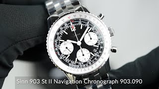 Sinn 903 St II Navigation Chronograph 903090 [upl. by Ihculo]