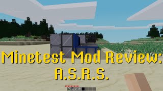 Minetest Mod Review ASRS Automated Storage and Retrieval System [upl. by Aldwin981]