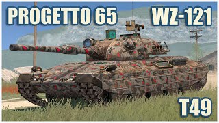 WZ121 Progetto 65 amp T49 • WoT Blitz Gameplay [upl. by Ahselaf]