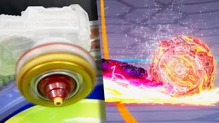 WORLD SLASH SPECIAL MOVE  Anime VS Real Life World Spriggan Whip  Beyblade Burst SurgeSparking [upl. by Duer]