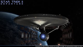 Star Trek II  Departure CG Animation [upl. by Enelam349]