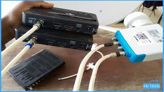 Dstv Extra View Installation  2 Dstv HD Decoder  Smart Lnb [upl. by Ahsil248]