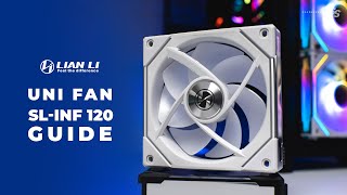 HOW TO Lian Li UNIFAN SL120 INFINITY Easy Installation amp Setup Guide [upl. by Curren]