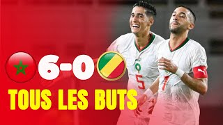 Eliminatoire Modial 2026 Maroc 6 vs 0 Congo Brazzaville [upl. by Yacov516]