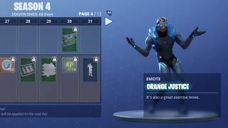 FORTNITE ORANGE JUSTICE DANCE 1 HOUR [upl. by Akiemehs958]