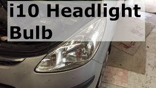 Hyundai i10 Headlight Bulb [upl. by Einatirb]