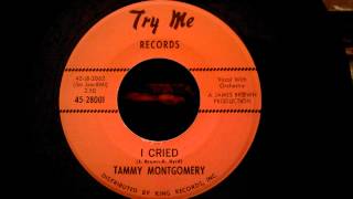 Tammy Montgomery  I Cried  Early Tammi Terrell Ballad [upl. by Zahavi301]