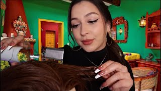 ASMR Latina mom checks your hair for lice 🩴 youre infested [upl. by Endora340]