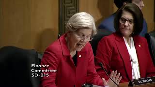 Warren Exchange with IRS Nominee on Republican Plans to DefundAbolish IRS [upl. by Ettenay]