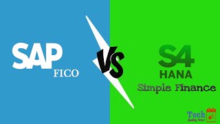 Difference between SAP FICO vs SAP S4 HANA Finance  TechTablet [upl. by Ruhtua]