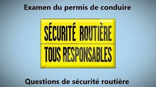 Examen permis de conduire 2024 Questions sécurité routière nouvelle réforme vérifications [upl. by Amelie]