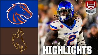 Boise State Broncos vs Wyoming Cowboys  Full Game Highlights  ESPN College Football [upl. by Lona979]