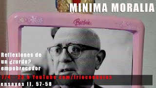 Minima Moralia  Reflexiones de un ¿zurdo empobrecedor  ensayos II 5758 [upl. by Harleigh]