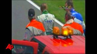 Raw Video De Silvestro Injured in Indy Crash [upl. by Rimidalb]