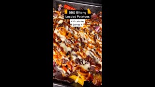 BBQ Biltong Loaded Potatoes shorts healthyrecipes [upl. by Molloy757]