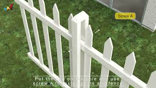 Windscreen4less  PVC Fence with Spikes [upl. by Mallissa756]