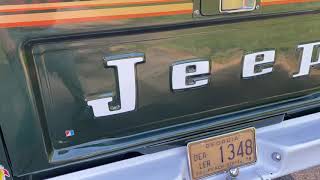 1978 J10 Jeep Truck Golden Eagle [upl. by Eeram]