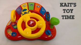 Kaits Toy Time VTech Learn and Discover Driver Toy [upl. by Airekat]