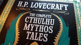 The Complete Cthulhu Mythos Tales  Barnes amp Noble Leatherbound review [upl. by Ahsimak]