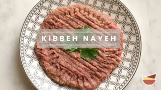 How to Make Lebanese Kibbeh Nayeh Raw Kibbeh [upl. by De932]