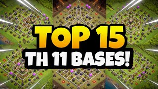 Top 15 Best TH 11 Bases For Every Type [upl. by Madelle657]