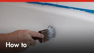 How To Paint A Bath Tub  DIY At Bunnings [upl. by Enialed]