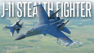 STEALTHILY DOGFIGHTING PLAYERS IN THE J11 FIGHTER  DCS World Gameplay feat Ralfidude [upl. by Ailahtan]