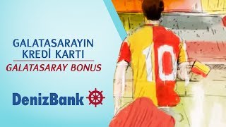 Galatasaray’ın kredi kartı DenizBank Galatasaray Bonus [upl. by Haven]