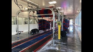 PrimeWash Express Car Wash Upland Site  Wash Tunnel [upl. by Meean117]