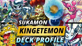 KING OF POO KingEtemon amp Sukamon Deck Profile amp Combo Guide  Digimon Card Game BT13 Format [upl. by Vail]