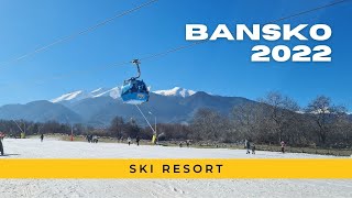 Walk tour Bansko Ski Resort  Bulgaria  2022 [upl. by Rainie]