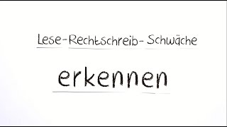 LeseRechtschreibSchwäche erkennen  Duden Institute für Lerntherapie [upl. by Quiteris]