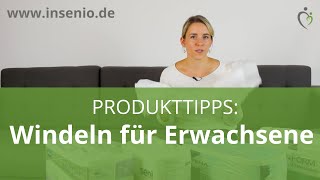 Windeln für Erwachsene TOP 4 Produktempfehlungen [upl. by Costanzia585]