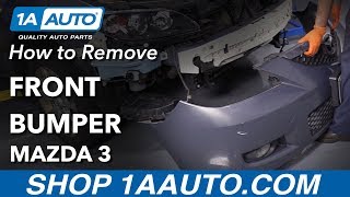 How to Remove Bumper 0309 Mazda 3 [upl. by Atnomed]