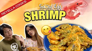 SALTED EGG SHRIMP RECIPE  REYELLA COOKS ReyEllaTV [upl. by Gaidano]