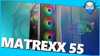 MAGNIFIQUE BOITIER  Test Deepcool Matrexx 55 ADDRGB [upl. by Aicilic904]