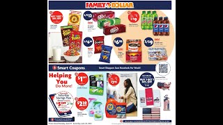 Family Dollar Weekly Sale Ad June 19 – June 24 2023 [upl. by Sairtemed]