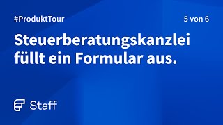 5  Steuerberatungskanzlei füllt Formular aus [upl. by Buzz272]