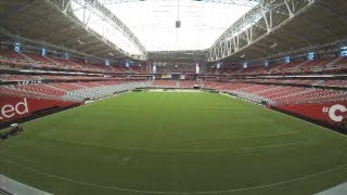 TIME LAPSE Turf moves out at University of Phoenix stadium field [upl. by Aurelia]