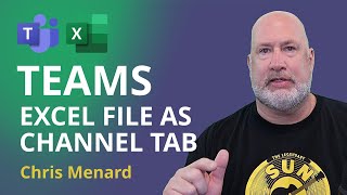 Teams  How to Add an Excel file or Word Doc to a Teams Channel Tab [upl. by Arola115]