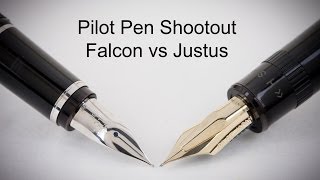 Pilot Pen Shootout Justus 95 vs Falcon [upl. by Ennahs]