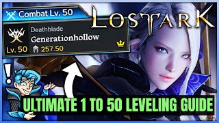 How to Level Up  Get to Max Level FAST  New Lost Ark 2022 Leveling XP Guide  1 to 50  Lost Ark [upl. by Malory]