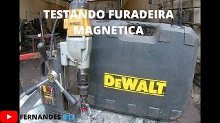 FURADEIRA MAGNETICA DeWalt [upl. by Shiri]